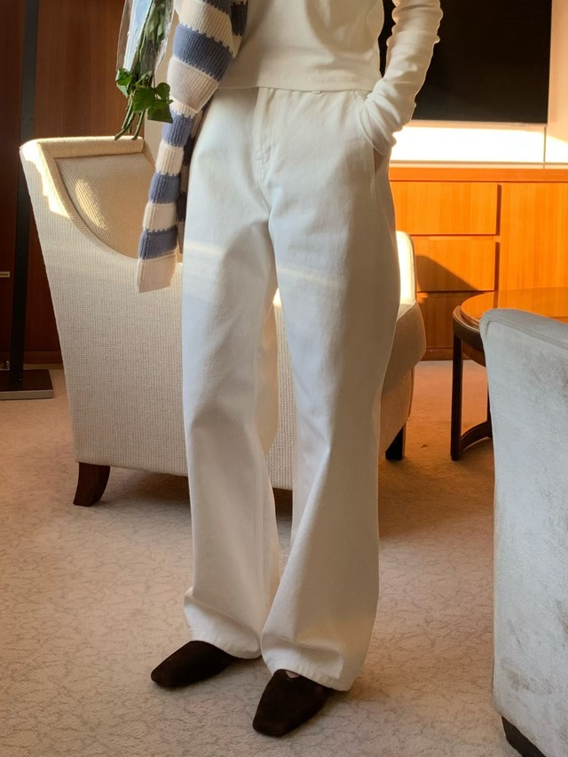 (予約) signature / Western dying pants 2color