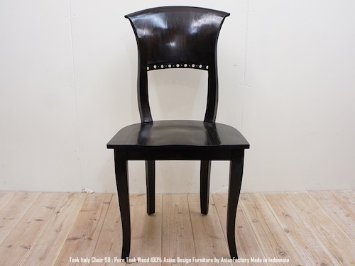 チーク無垢材 イタリーチェア DB ダイニングチェア チーク材 椅子 木製いす