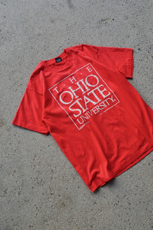 SCREEN STARS 1990's 50/50 Print Old Tee Made in USA OHIO STATE UNIVERSITY スクリーンスターズ 90 シングルステッチ