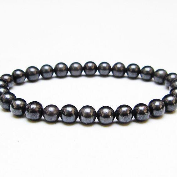 スギライト ブレスレット 7mm ブラックスギライト ブレス 一点物 メール便可 [M便 1/10] 111-42883
