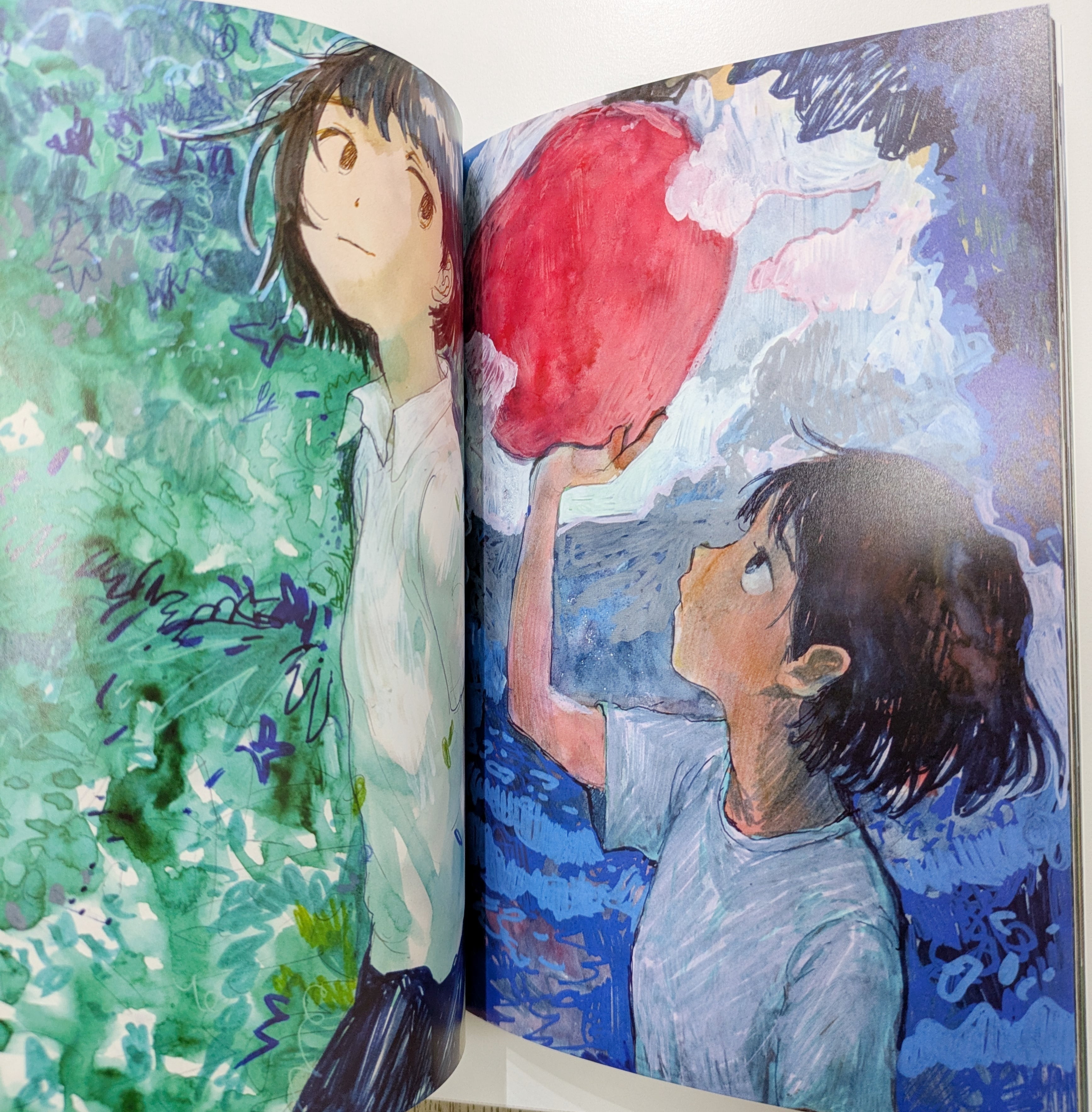 みなはむ　原画　石と少年 みなはむ 作品集『うんらら』 | Shirokane 6c SHOP