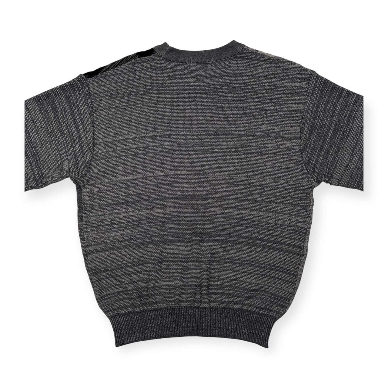 CROCODILE クロコダイル デザイン ウールニットセーター サイズ M /メンズ/グレー系