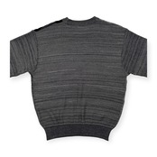 CROCODILE クロコダイル デザイン ウールニットセーター サイズ M /メンズ/グレー系