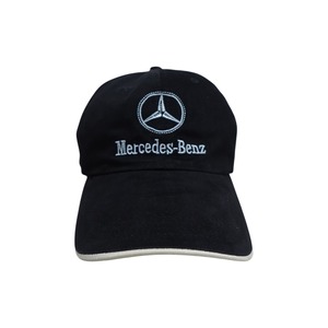 MERCEDES-BENZ LOGO EMBROIDERED LONG BILL HAT ONE SIZE (USED)