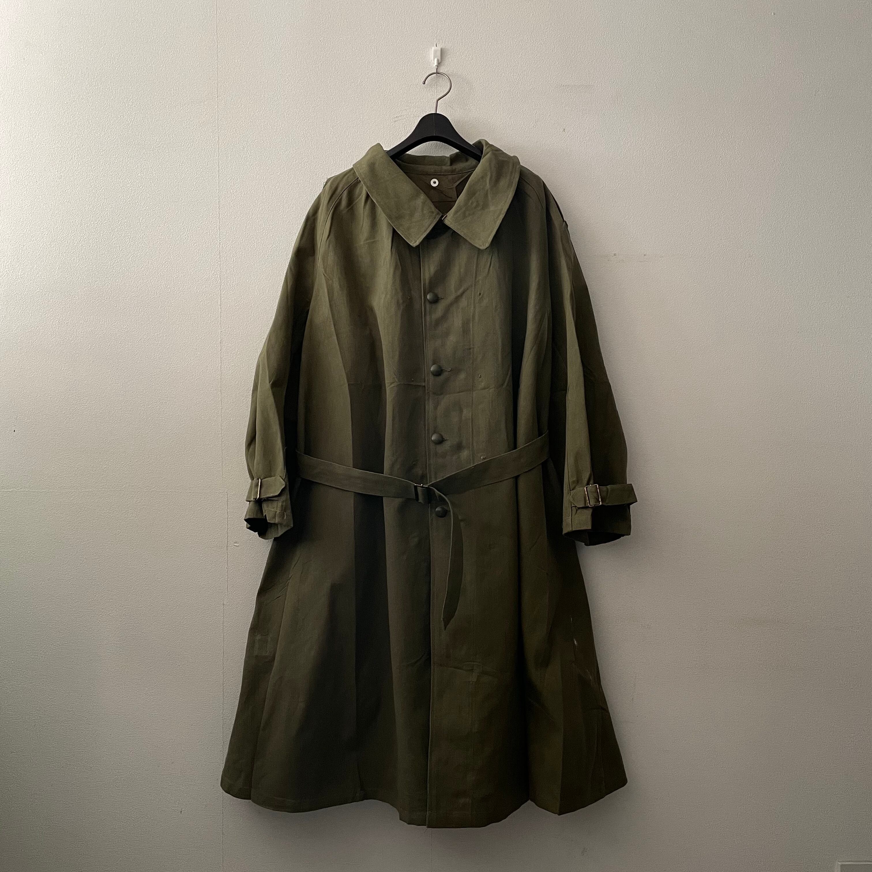 Military coat “France”【フランス軍 M38 モーターサイクルコート ...