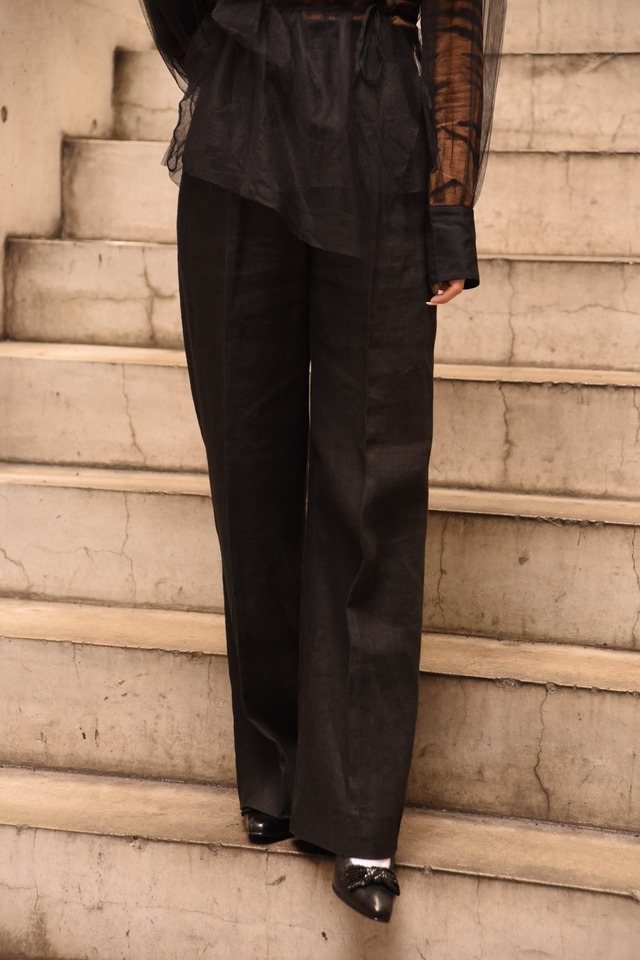 MaxMara / vintage black straight pants.