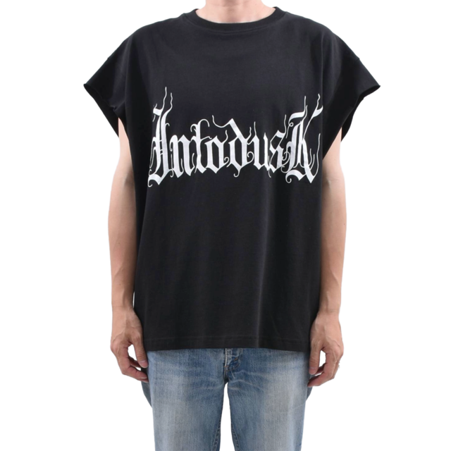 【INTODUSK】CUT OFF LOGO TEE