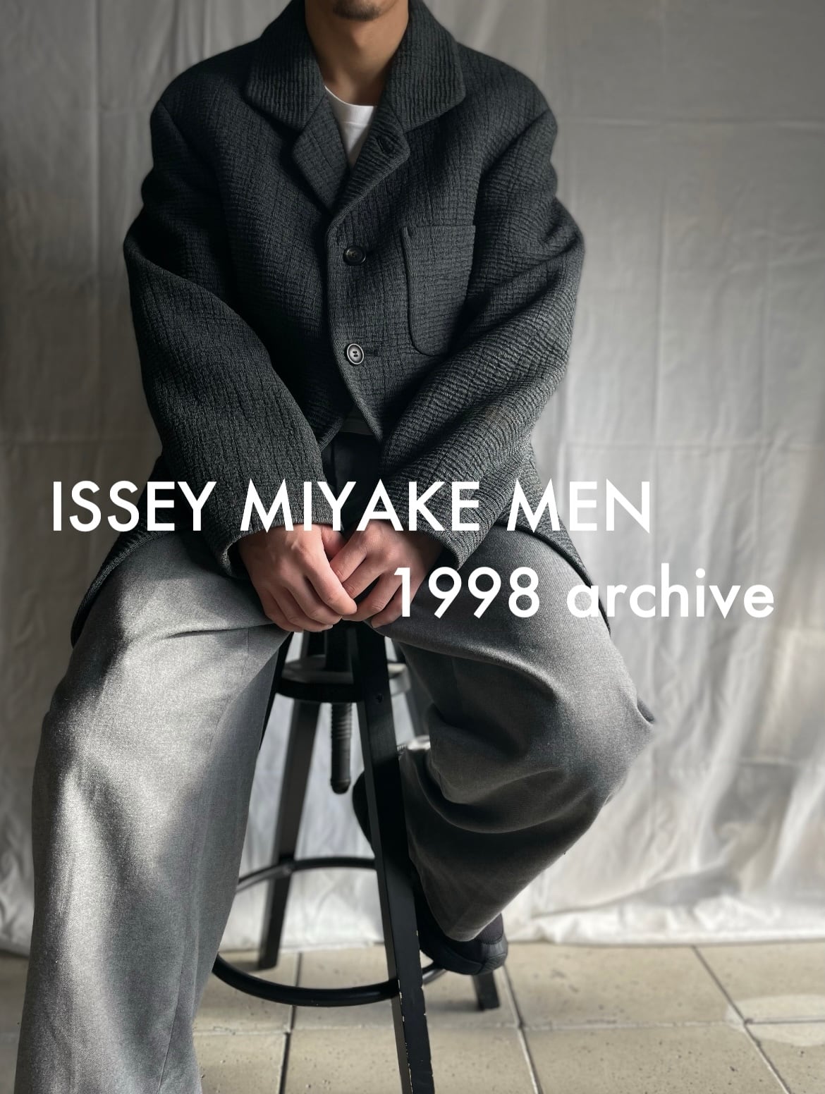 【1998 archive ISSEY MIYAKE MEN Dekoboko Tailored Jacket