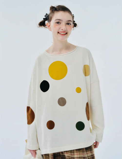 imakokoni　2color　オリジナルデザインカラートップス　244458