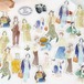 新作☆ 2023.7月コーディネートシール「今日の私・週末旅」15designs x 3 45枚入り