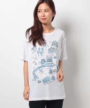 #452 Tシャツ PARIS MAP