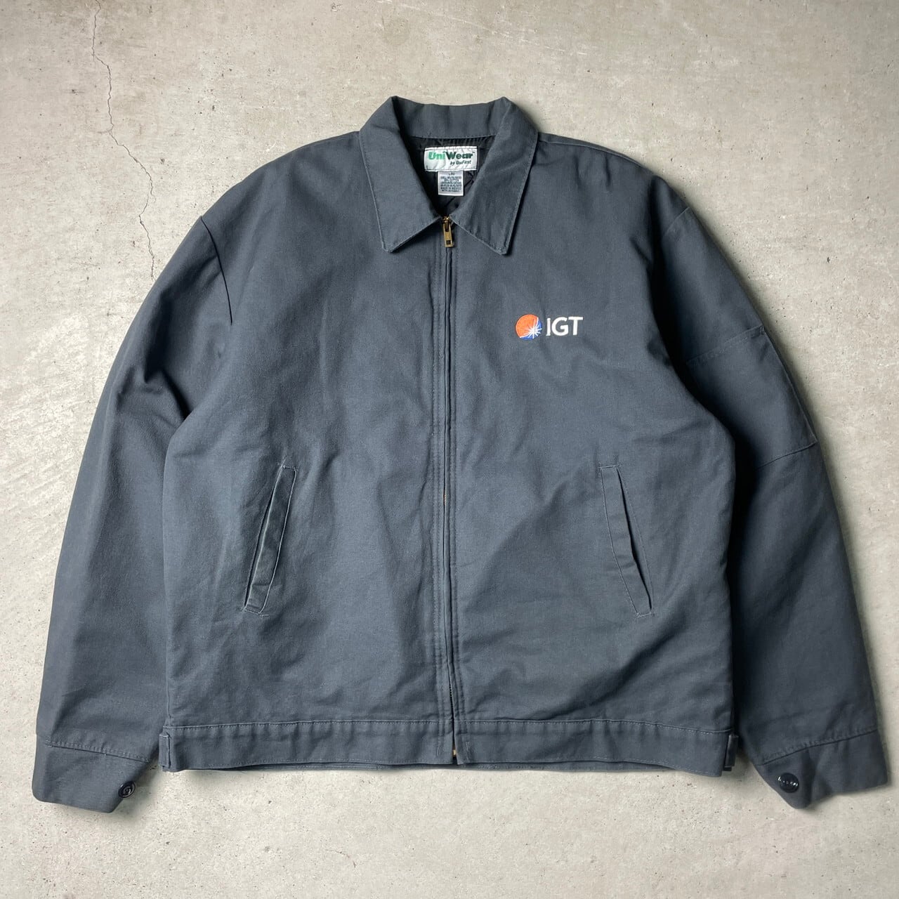 Uni Wear by UniFirst ワークジャケット メンズXL相当 古着 企業ロゴ 