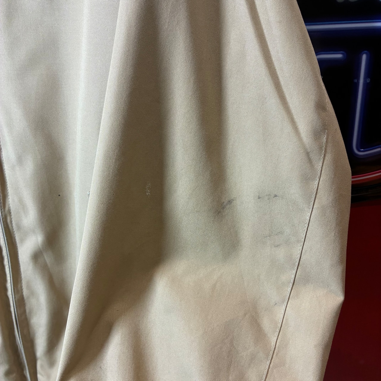 80s〜90s BARACUTA G9ハリントンジャケット ベージュ チェックライニング バラクータ