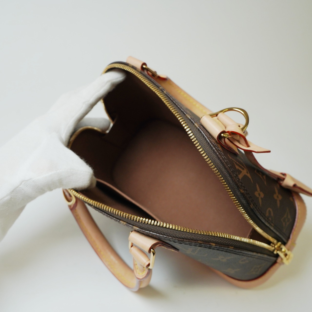 LOUIS VUITTON ルイヴィトン モノグラム アルマ BB ２wayバッグ ハンドバッグ ショルダー M53152
