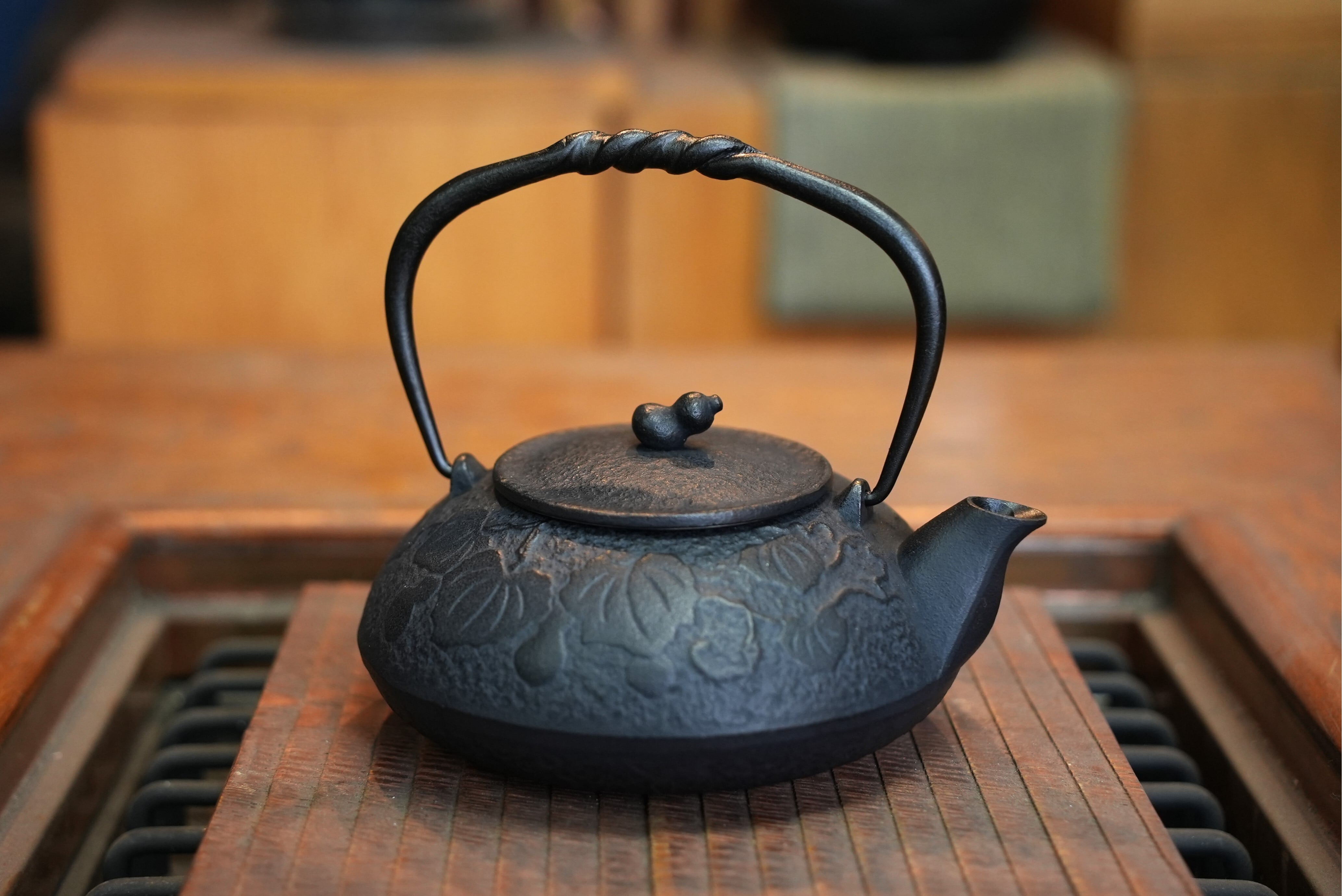 受注生産品)南部鉄器 鉄瓶 ひさご 黒寂 0.5L | 1848年創業 南部鉄器