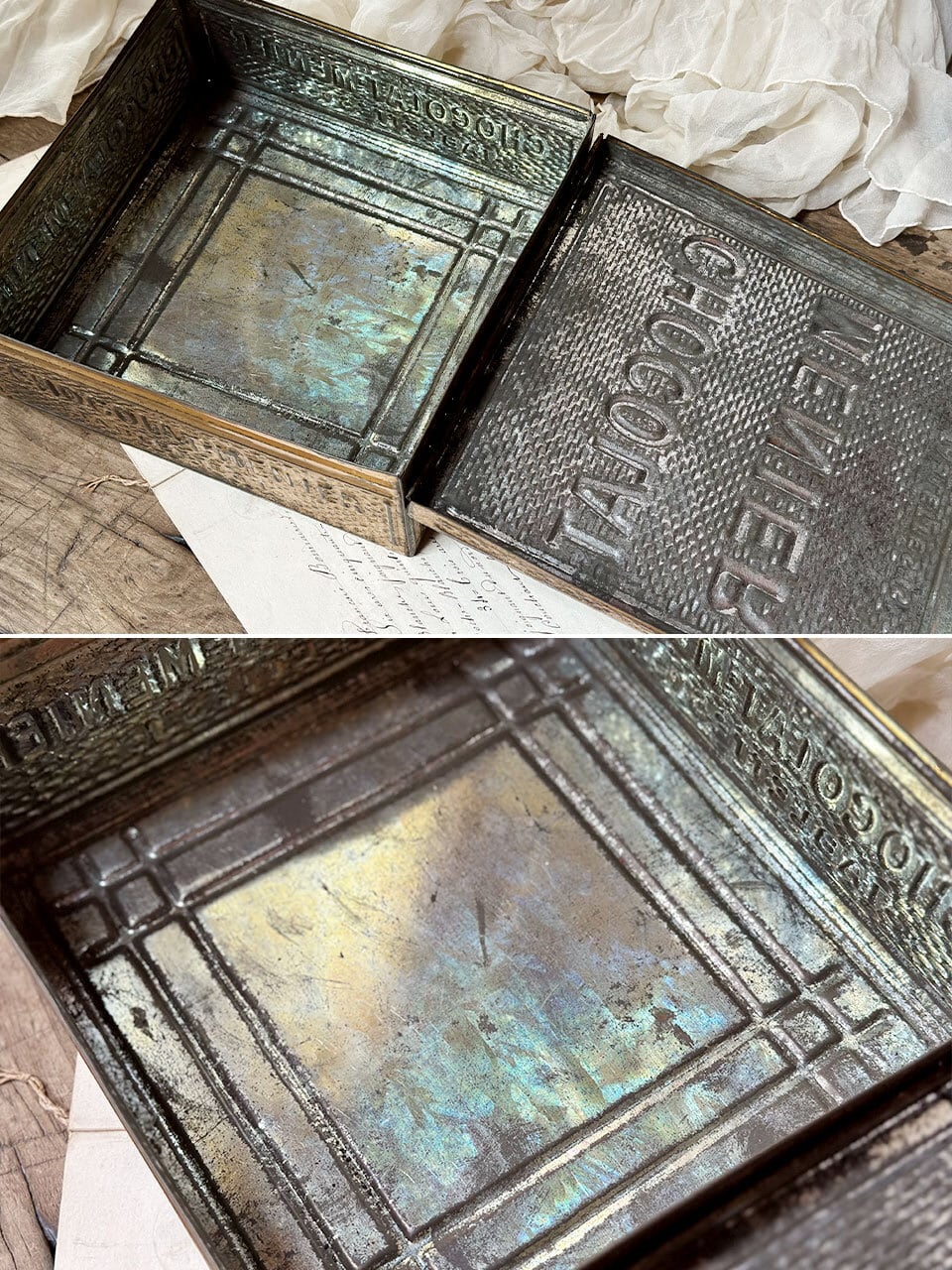 ショコラムニエのTIN缶 CHOCOLAT MENIER | Brocante de La Cocotte