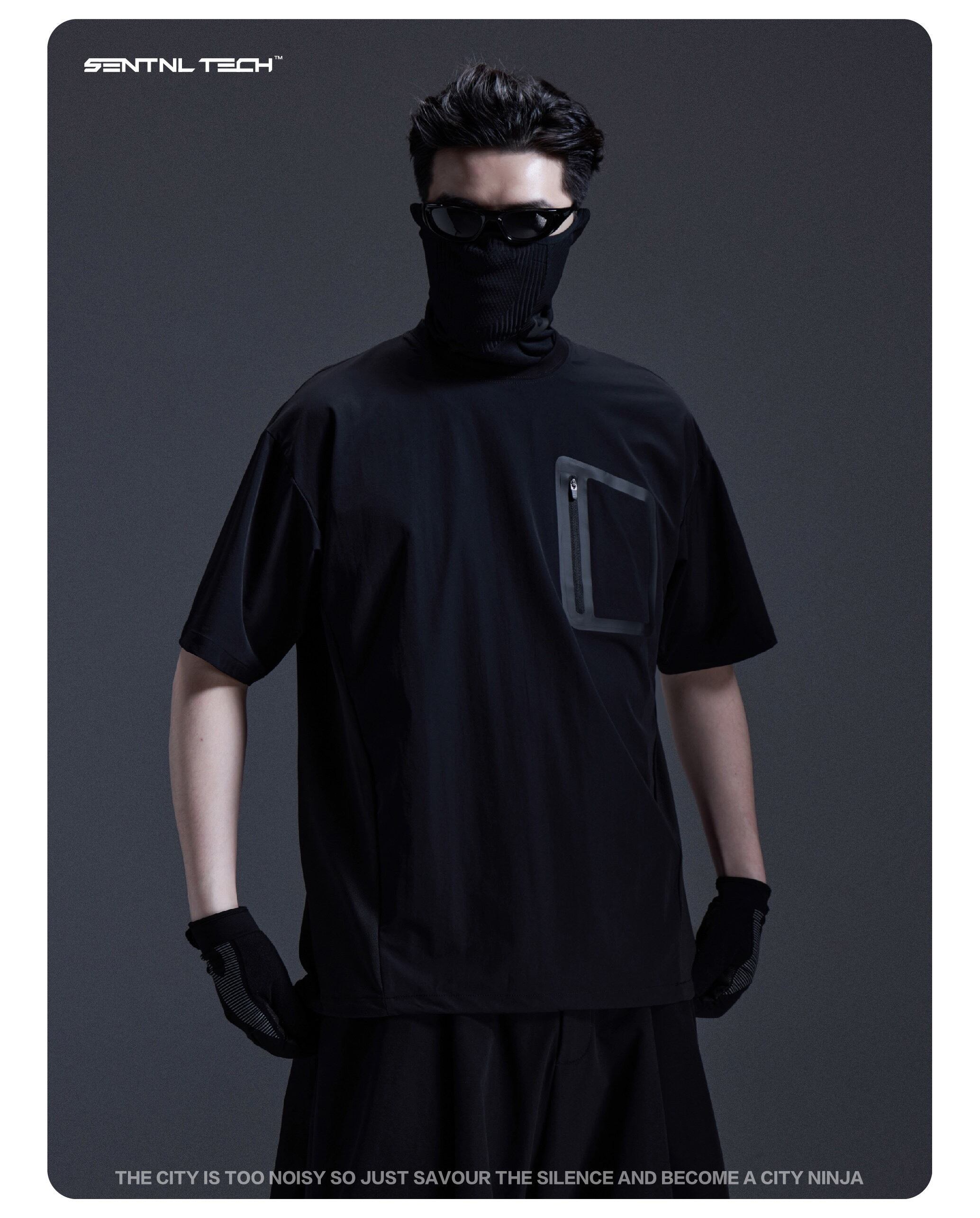 SENTNL TECH ウォーターレペレント テック ポケット Tシャツ | テック