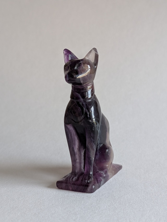 Fluorite フローライト ⭓ スフィンクス猫 ⭔ CARVING