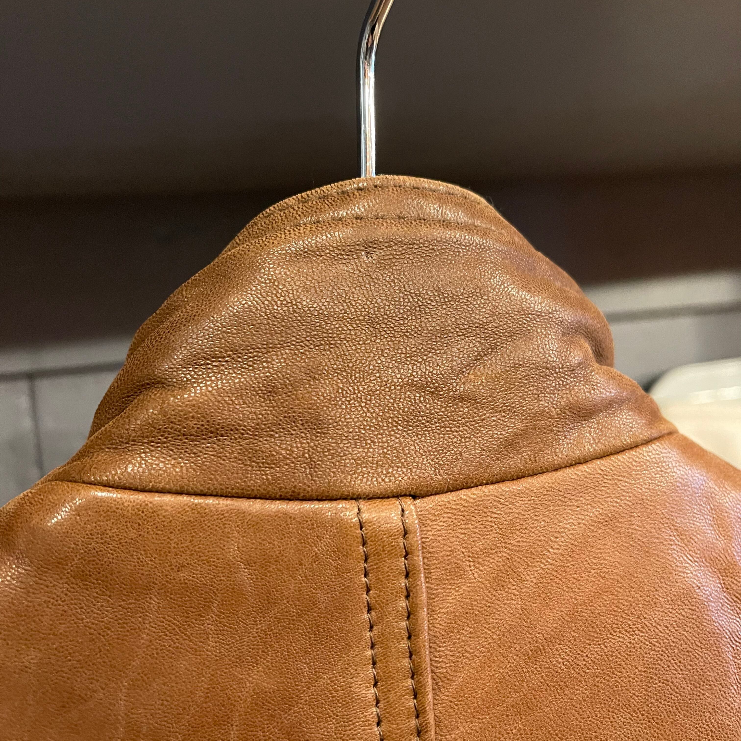 90s ORVIS Leather Vest | VOSTOK
