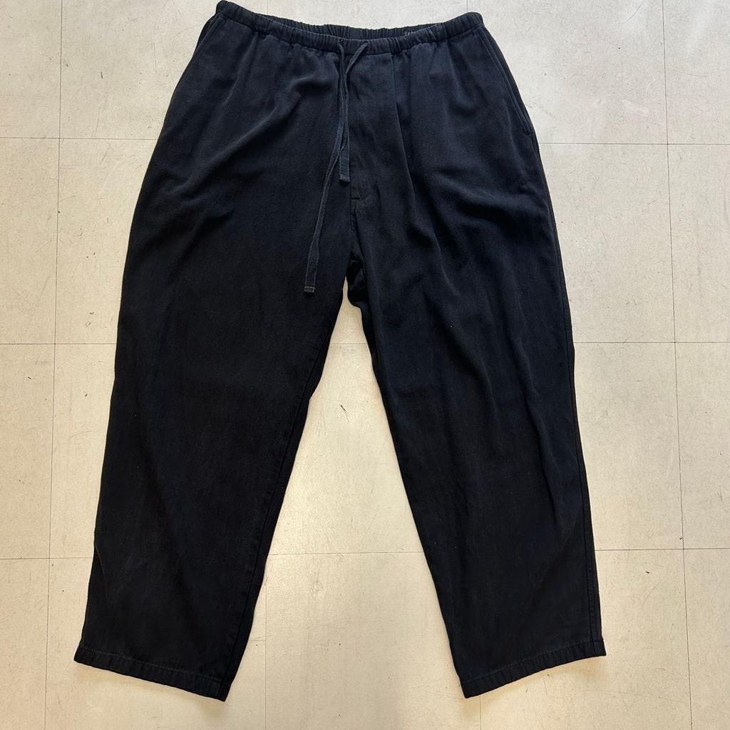 comoli シルクネップドローストリングパンツ 3 COMOLI (コモリ) シルクネップ ドローストリングパンツ