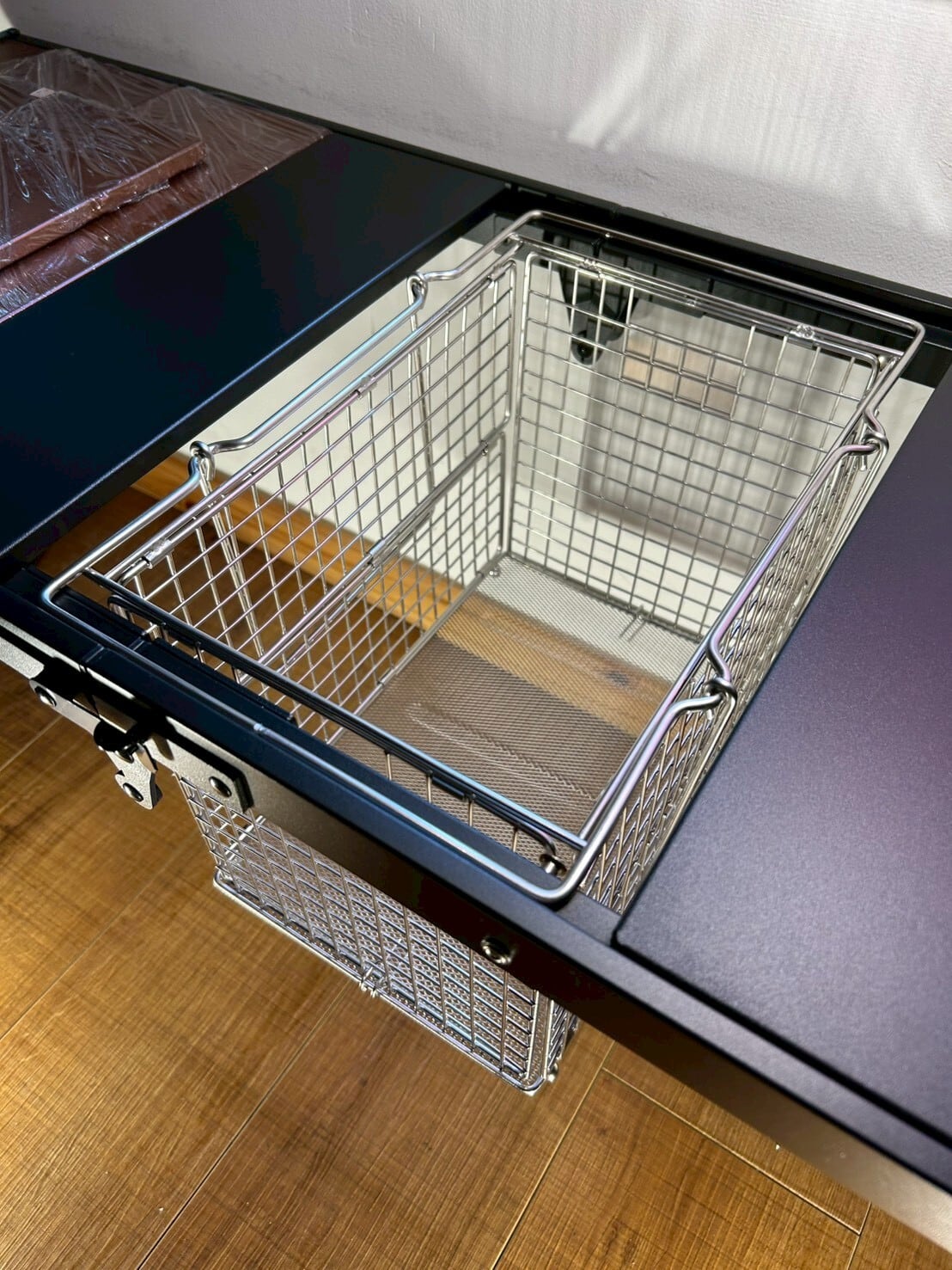 ANOBA アノバ】フォールディングワイヤーバスケット M SUS Ver. 〈商品