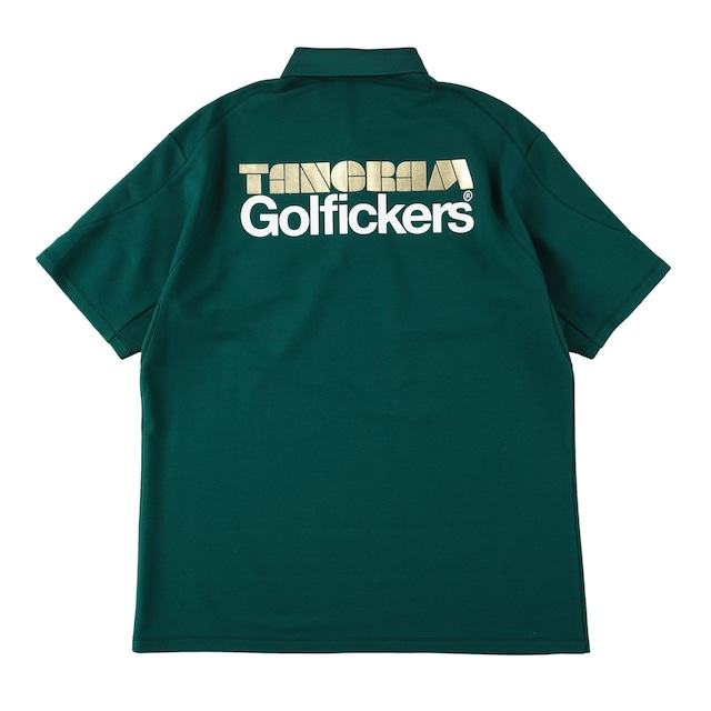 [HOLE 411] TANGRAM × Golfickers Polo -Green-