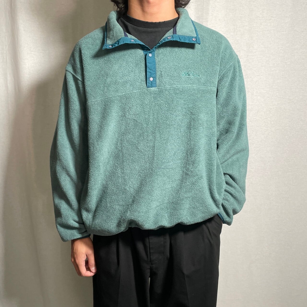 90年代 L.L.Bean エルエルビーン スナップTタイプ フリースプル 