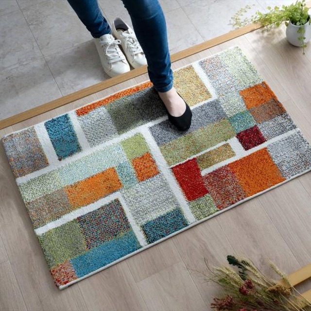 コストコ再販商品 【2セット】ウィルトン織マット 50ｘ80cm エデン