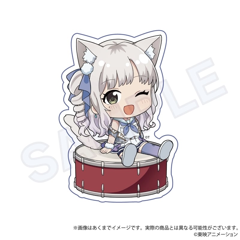 ガールズバンドクライ」ダイカットステッカー ネコミミver. | ワイワイ