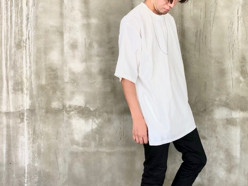 side pocket cut sew White