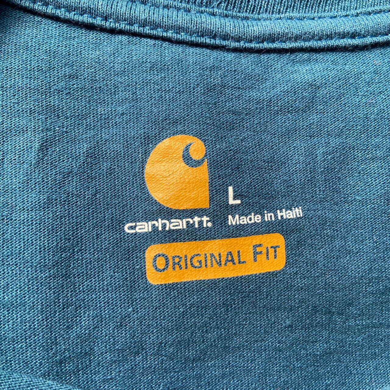 Carhartt カーハート フロントロゴ プリントTシャツ メンズL 古着