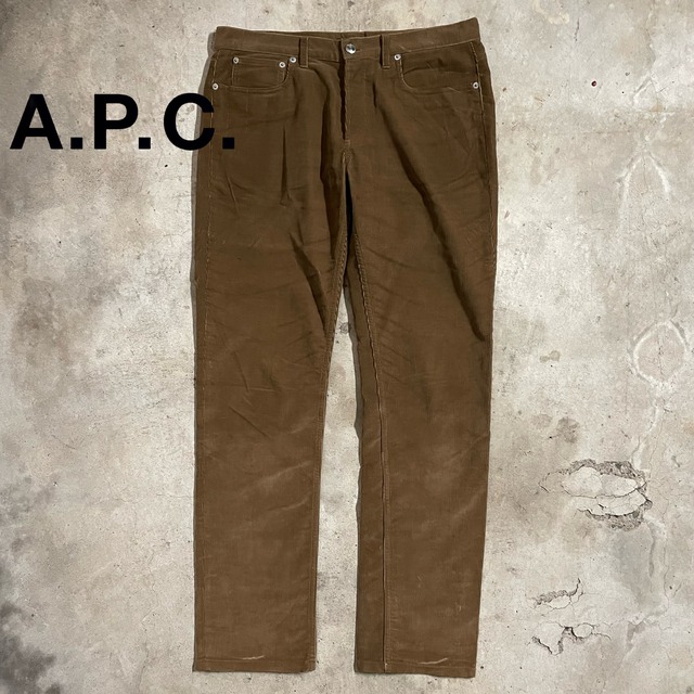 【A.P.C】design corduroy pants(xlsize)0123/tokyo