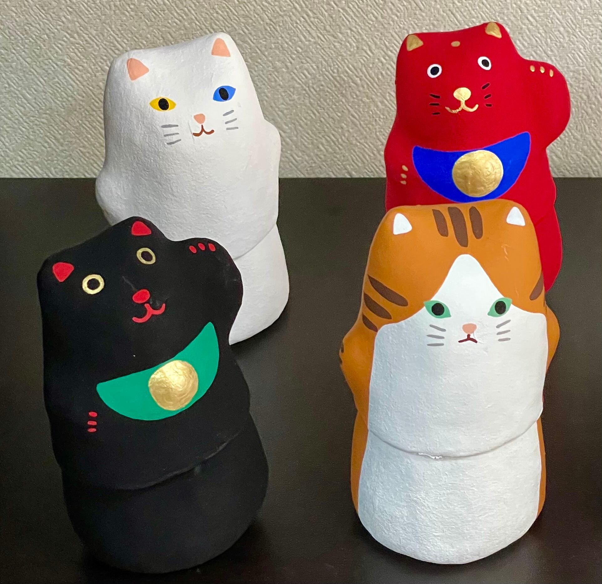 ニッコリまねき猫/手作り/古布正絹 fb1539c4b2437352465da615e61c44