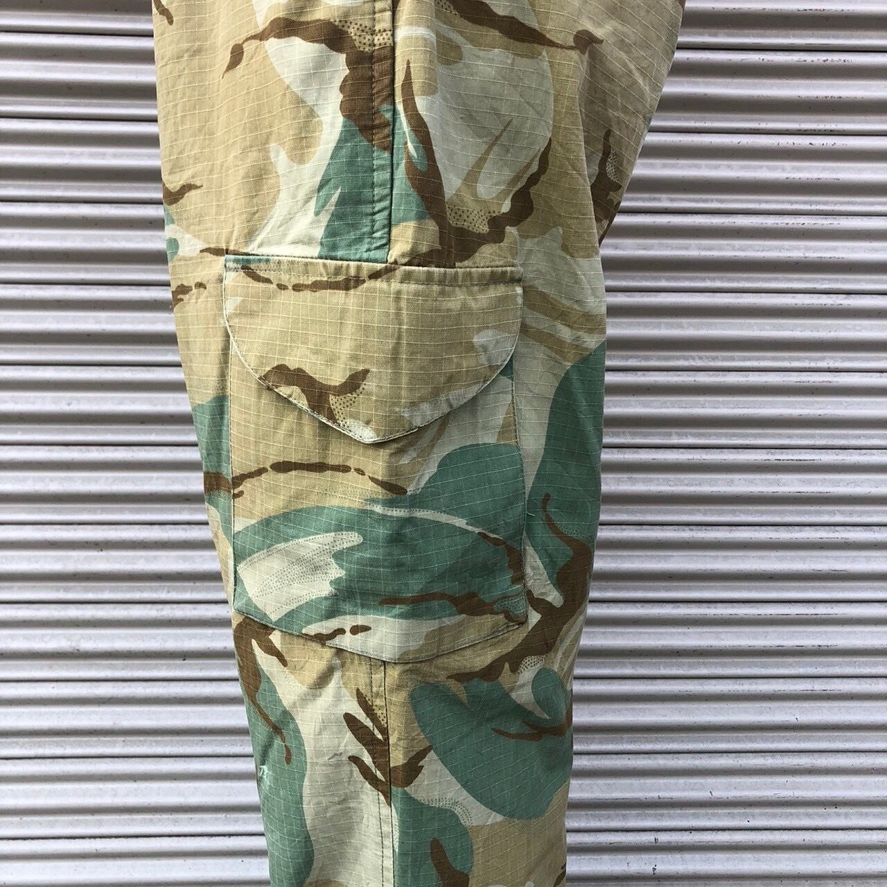 レア】ローデシア軍 ブラッシュカモ パンツ レア】ローデシア軍 ブラッシュカモ パンツ