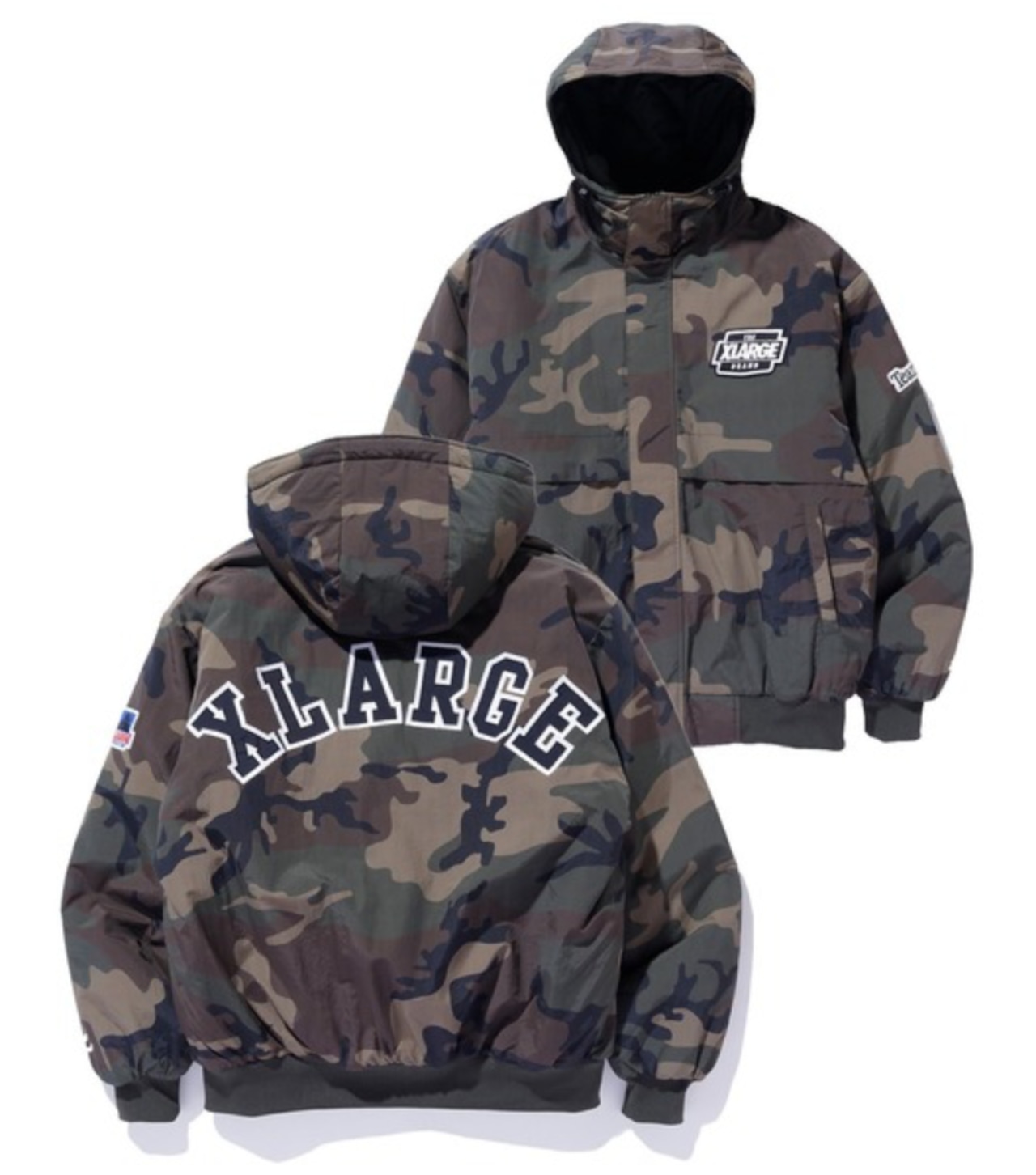XLARGE】NYLON PUFFER JACKET ナイロンパファージャケット ナイロン