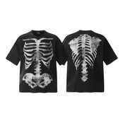 VINTAGE ストリート スケルトン Tシャツ T1686