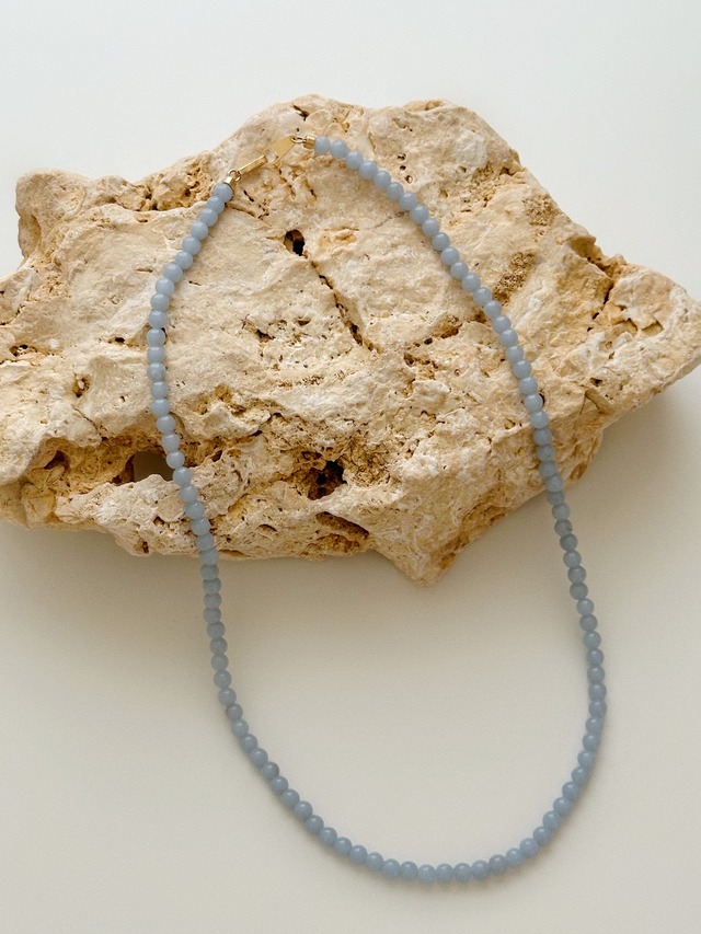 K18 angelite necklace