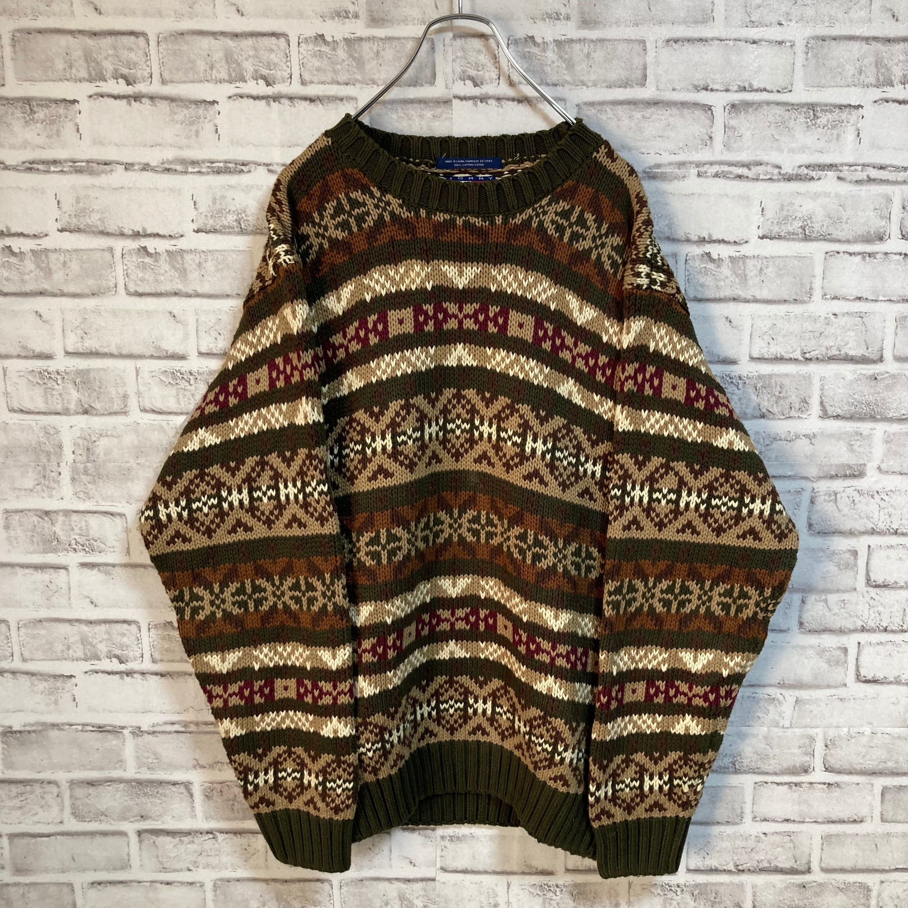 【TOMMY HILFIGER】Knit L相当 “OLD TOMMY” トミー