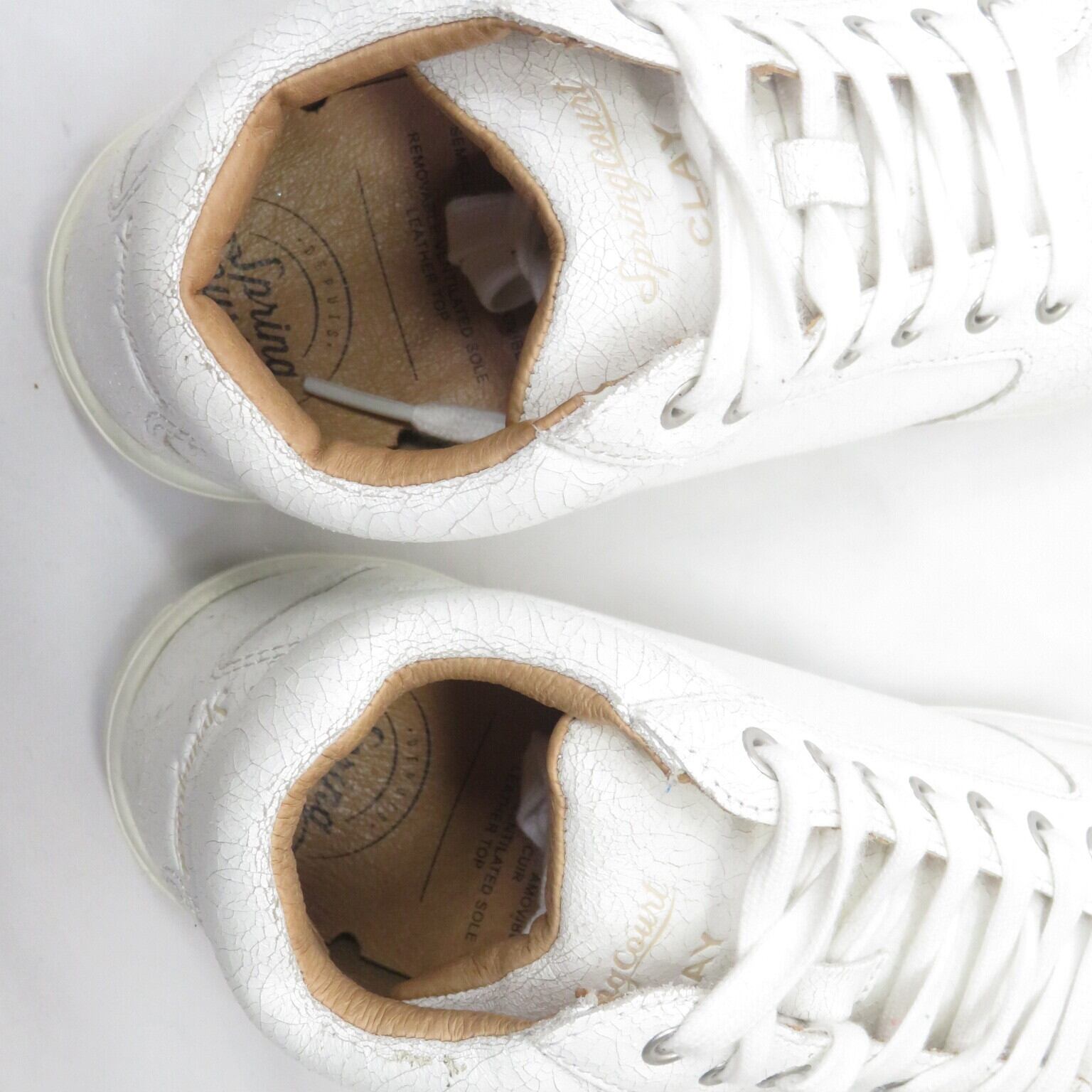 SpringCourt CLAY クラックドレザー スニーカー size37/スプリング