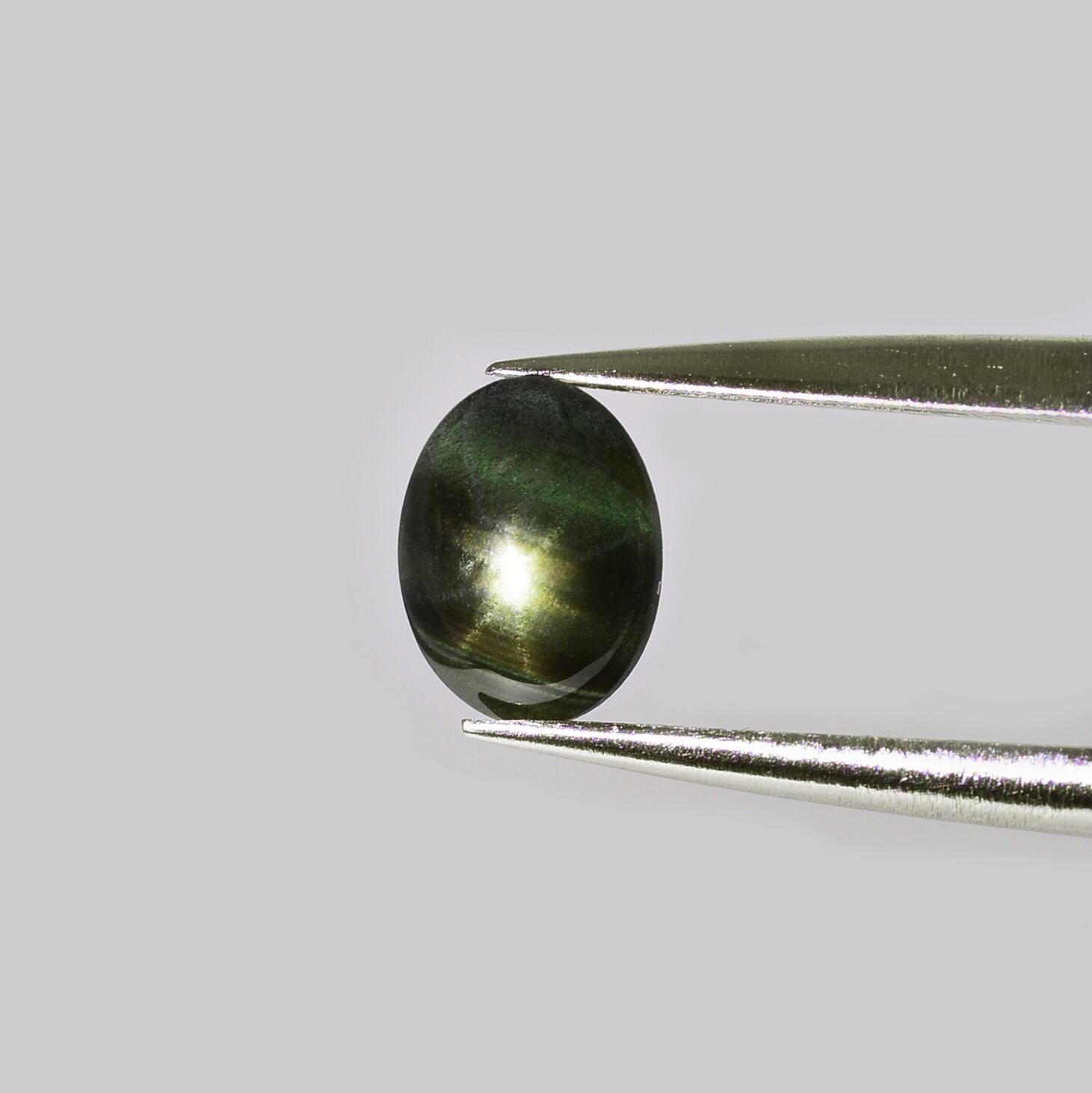 加工OK スターサファイア 1.12ct ルース オーバル カボション