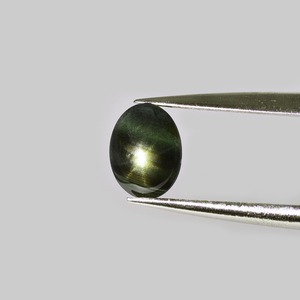 加工OK スターサファイア 1.12ct ルース オーバル カボション