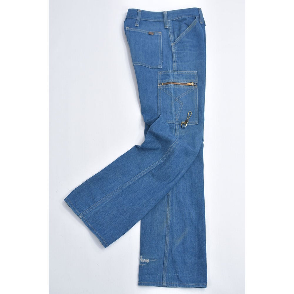 60～70s CHEAP JEANS 5ポケットデザイン ブーツカット デニムパンツ