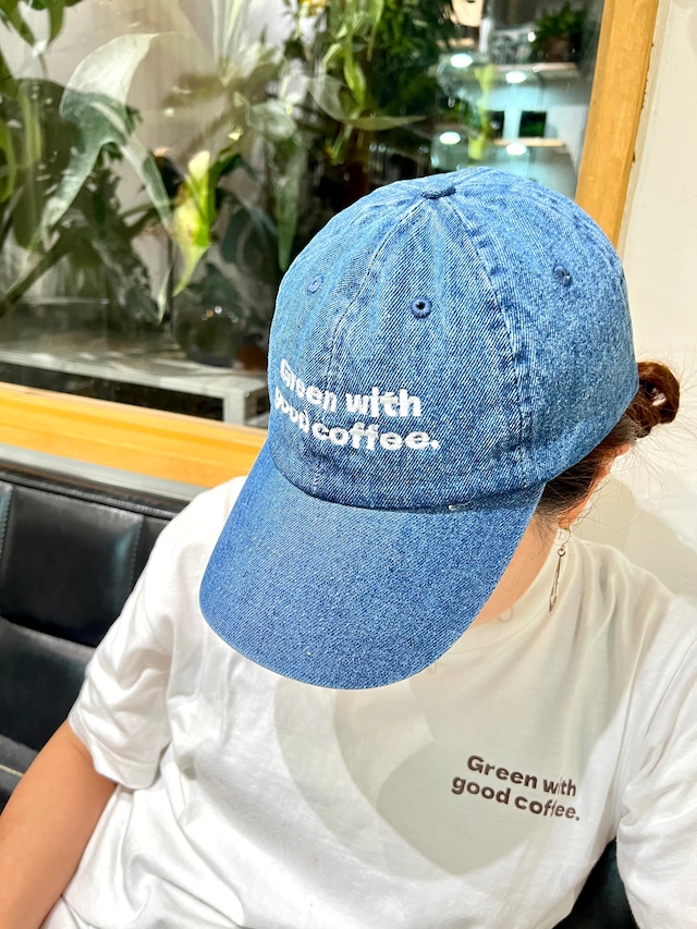 新商品Green with good coffee CAP（サイズ調整可能フリーサイズ）