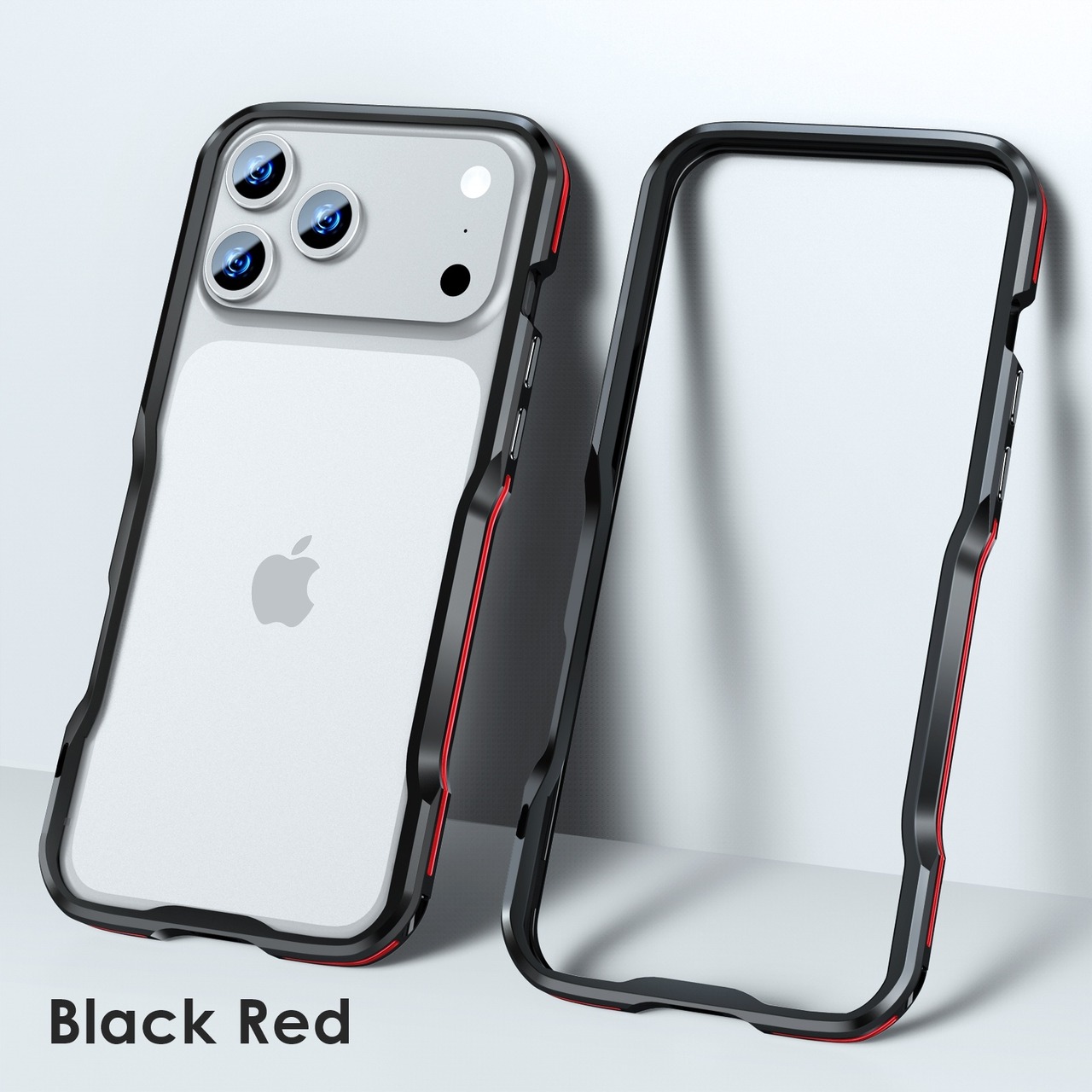 ◆iPhone 17/Pro/Pro Max/Air◆ Minimal Curve Metal Frame Case / ミニマル カーブ メタル フレーム スマホケース
