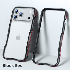 ◆iPhone 17/Pro/Pro Max/Air◆ Minimal Curve Metal Frame Case / ミニマル カーブ メタル フレーム スマホケース