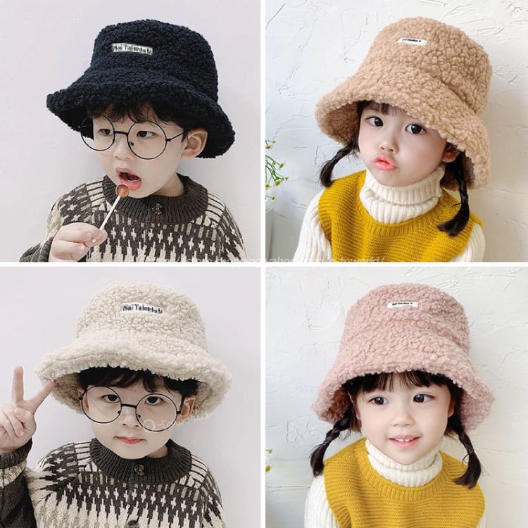 バケットハットリンクコーデ 今季大人気 もこもこ ボア ハット 帽子 全5色 子供 キッズ レディース Q-toworld(キュートワールド)子供服| バケットハット もこもこ ボア ベージュ レディース おしゃれ