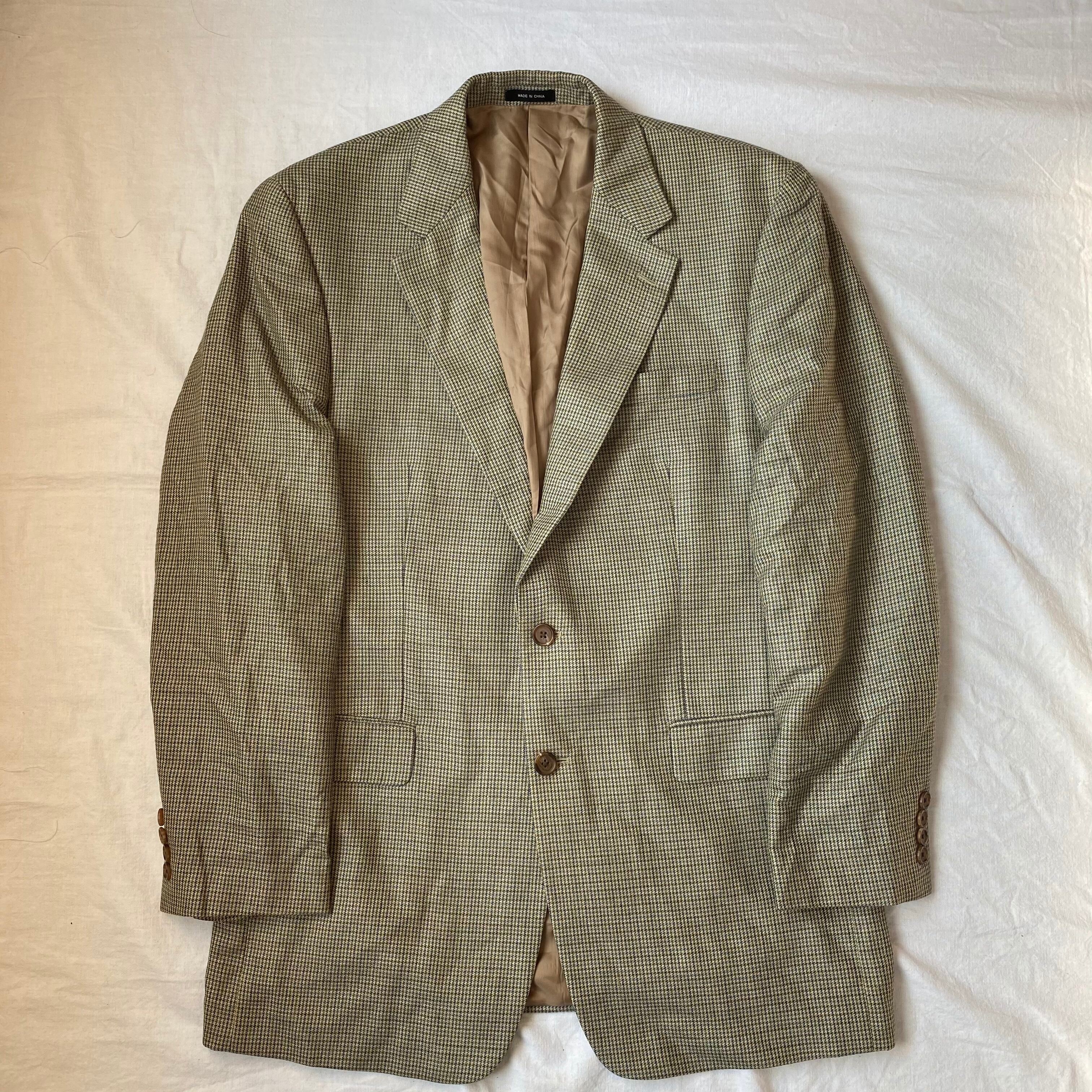 90s Ralph Lauren テーラード ジャケット 古着 千鳥柄 美品 ビンテージ