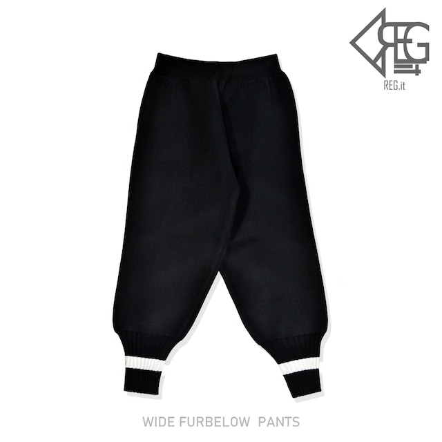 【REGIT】【即納】WIDE FURBELOW PANTS 韓国ファッション パンツ 絞りパンツ かわいいパンツ おしゃれなホームウェア スウェットパンツ