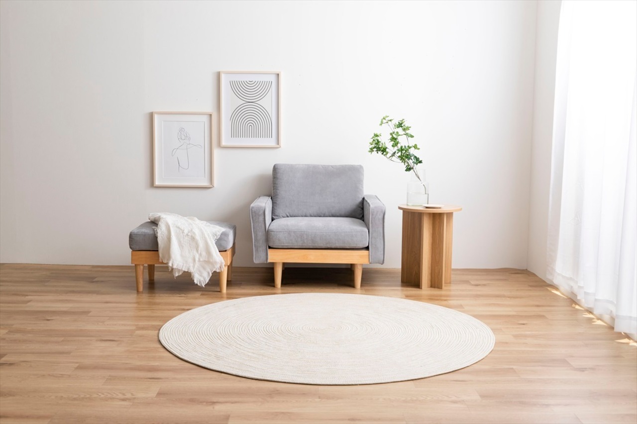 1人掛けコーデュロイソファ