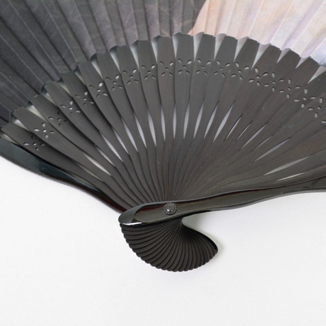 《中原淳一×白竹堂》生地扇子  soleil36